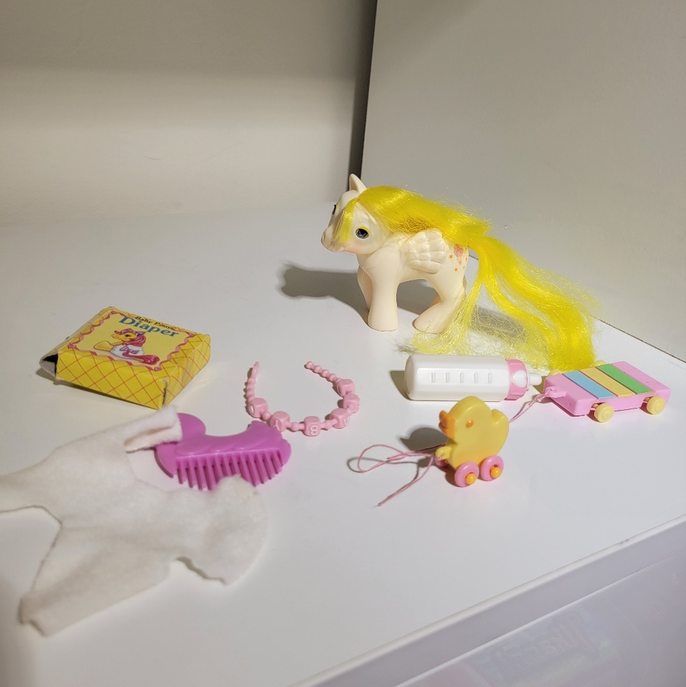 My Little Pony MLP Beddy Bye Eyes Lofty Hot Air Balloon Baby Hasbro